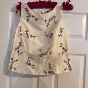 Ann Taylor Sleeveless Embroidery Top (10)